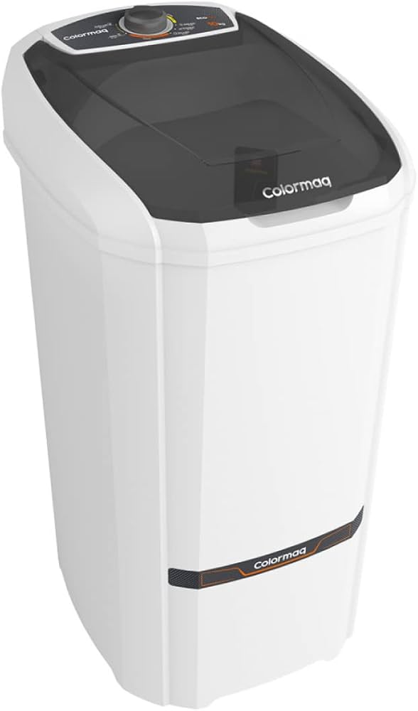 lavadora semi-automática Colormaq, disponível em capacidades de 10kg a 20kg.