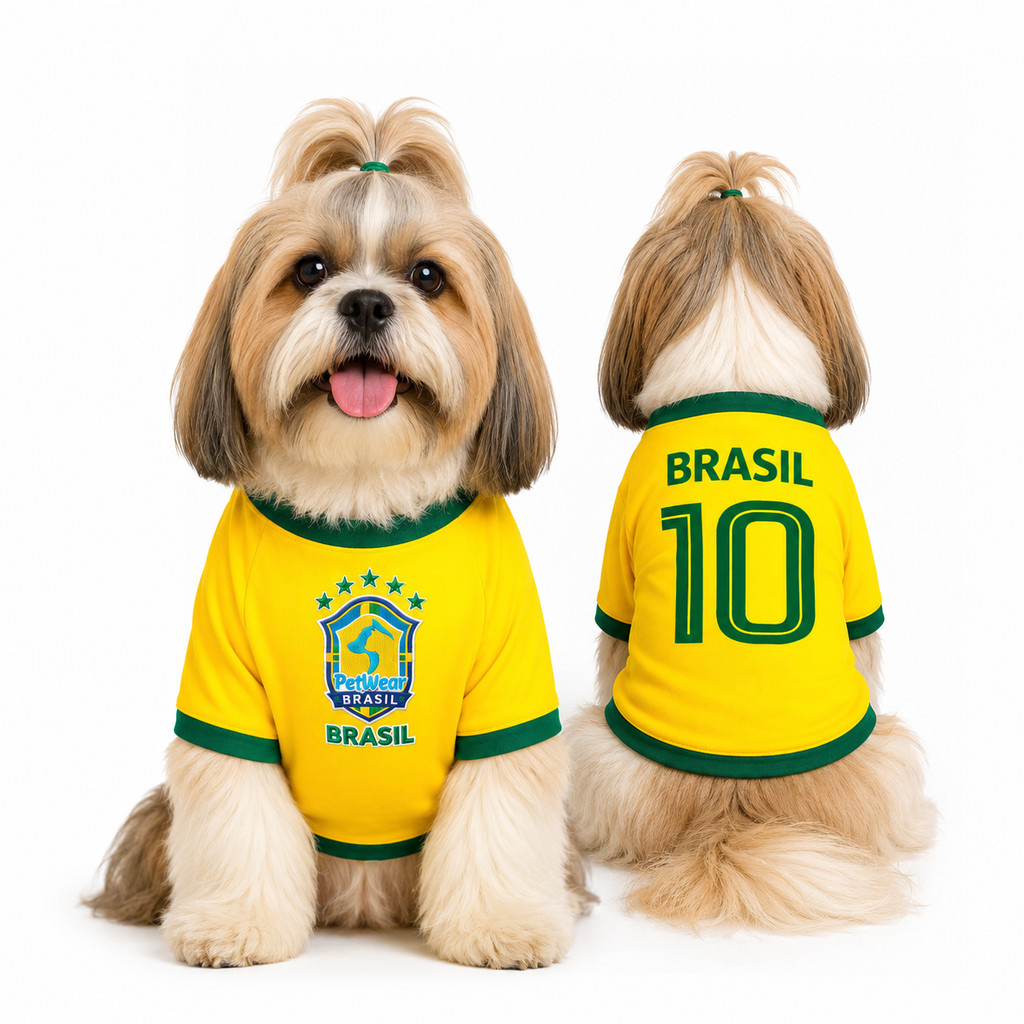 ROUPA CAMISETA PET Cachorro e Gato Premium PetWear por